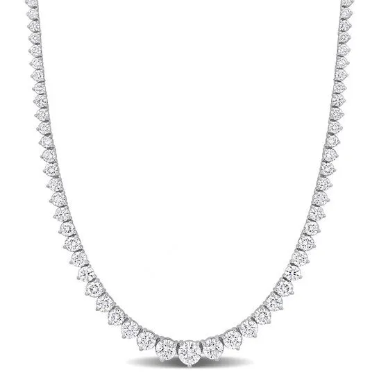 JMS always Necklaces Original AMOUR 12 12 CT TDW Diamond Tennis Necklace In Platinum JMS always Necklaces Original AMOUR 12 12 CT TDW Diamond Tennis Necklace In Platinum
