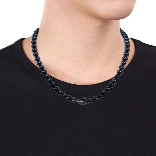 JMS always Necklaces Original AMOUR Mens 859mm Cultured Freshwater Black Pearl 11512mm Tahitian Baroque Black Pearl Necklace Sterling Silver Clasp 20 In JMS always Necklaces Original AMOUR Mens 859mm Cultured Freshwater Black Pearl 11512mm Tahitian Baroque Black Pearl Necklace Sterling Silver Clasp 20 In