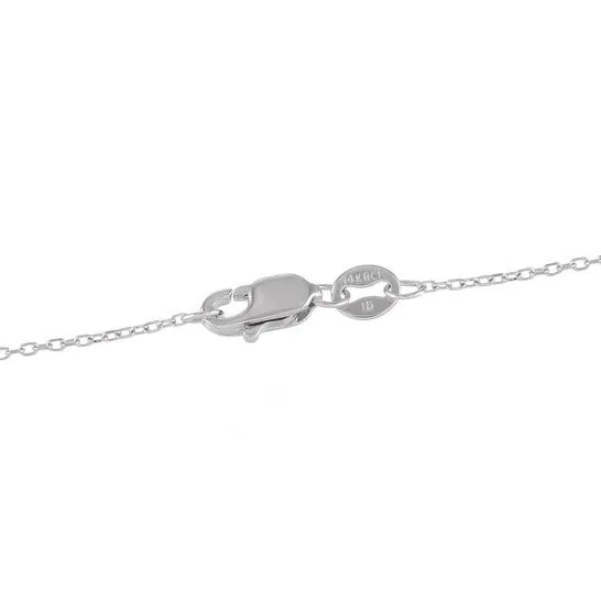 JMS always Necklaces Original LB Exclusive 14K White Gold 015 ct Diamond Necklace JMS always Necklaces Original LB Exclusive 14K White Gold 015 ct Diamond Necklace
