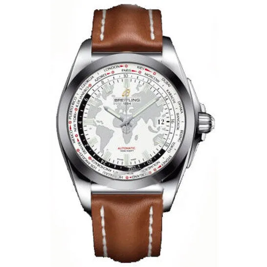 JMS always Original Breitling Galactic Unitime Antarctica White Dial Light Brown leather Deployment Mens Watch WB3510U0A777BRLD Watches JMS always Original Breitling Galactic Unitime Antarctica White Dial Light Brown leather Deployment Mens Watch WB3510U0A777BRLD Watches