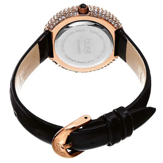 JMS always Original Burgi Swirl Crystal Black Dial Ladies Watch BUR209BKR Watches JMS always Original Burgi Swirl Crystal Black Dial Ladies Watch BUR209BKR Watches