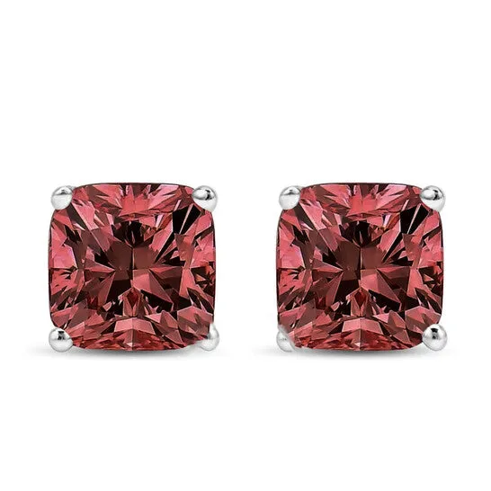 JMS always Original Haus of Brilliance 14K White Gold 1 12 Cttw Lab Grown Pink Cushion 4Prong Set Classic Diamond Solitaire Stud Earrings Pink Color VS1VS2 Clarity Earrings JMS always Original Haus of Brilliance 14K White Gold 1 12 Cttw Lab Grown Pink Cushion 4Prong Set Classic Diamond Solitaire Stud Earrings Pink Color VS1VS2 Clarity Earrings