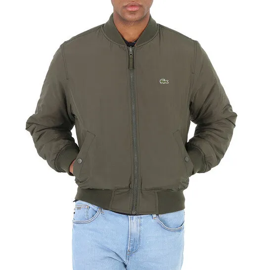 JMS always Original Lacoste Mens Reversible Taffeta Aviation Blouson Jacket Rings JMS always Original Lacoste Mens Reversible Taffeta Aviation Blouson Jacket Rings