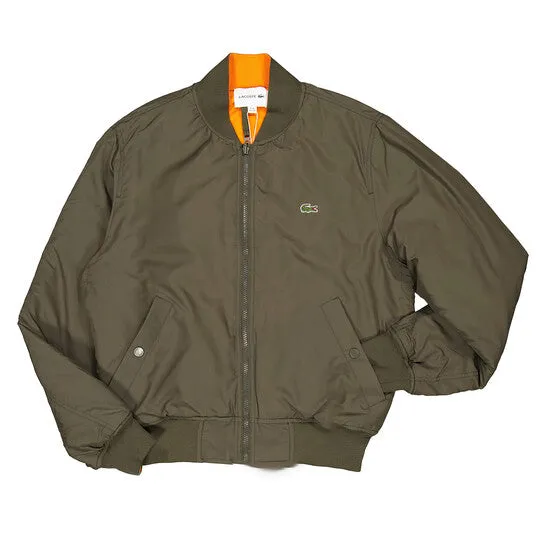 JMS always Original Lacoste Mens Reversible Taffeta Aviation Blouson Jacket Rings JMS always Original Lacoste Mens Reversible Taffeta Aviation Blouson Jacket Rings