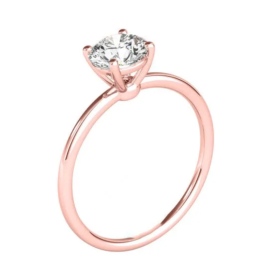 JMS always Original Maulijewels 15 Carat Diamond 14K Rose Gold Moissanite GH VS1 Solitaire Engagement Ring Rings JMS always Original Maulijewels 15 Carat Diamond 14K Rose Gold Moissanite GH VS1 Solitaire Engagement Ring Rings