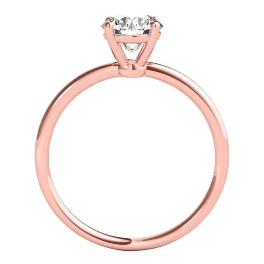JMS always Original Maulijewels 15 Carat Diamond 14K Rose Gold Moissanite GH VS1 Solitaire Engagement Ring Rings JMS always Original Maulijewels 15 Carat Diamond 14K Rose Gold Moissanite GH VS1 Solitaire Engagement Ring Rings