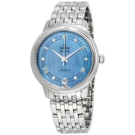 JMS always Original Omega De Ville Prestige Blue Mother of Pearl Diamond Dial Ladies Watch 42410332057001 Watches JMS always Original Omega De Ville Prestige Blue Mother of Pearl Diamond Dial Ladies Watch 42410332057001 Watches