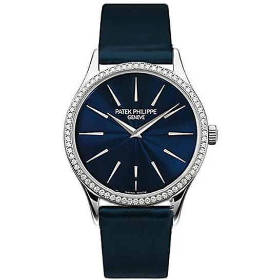 JMS always Original Patek Philippe Calatrava 18kt White Gold Diamond Nightblue Ladies Watch 4896G Watches JMS always Original Patek Philippe Calatrava 18kt White Gold Diamond Nightblue Ladies Watch 4896G Watches
