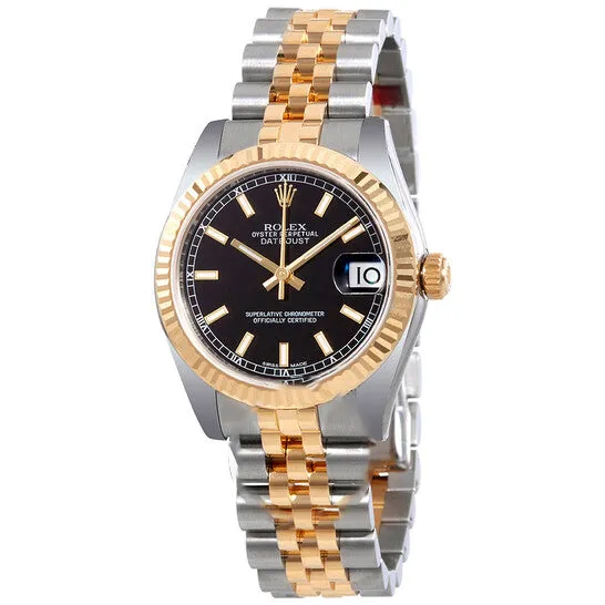 JMS always Original Rolex Datejust Lady 31 Black Dial Stainless Steel and 18K Yellow Gold Jubilee Bracelet Automatic Watch 178273BKSJ Bracelets JMS always Original Rolex Datejust Lady 31 Black Dial Stainless Steel and 18K Yellow Gold Jubilee Bracelet Automatic Watch 178273BKSJ Bracelets