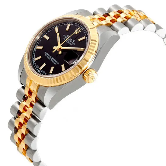 JMS always Original Rolex Datejust Lady 31 Black Dial Stainless Steel and 18K Yellow Gold Jubilee Bracelet Automatic Watch 178273BKSJ Bracelets JMS always Original Rolex Datejust Lady 31 Black Dial Stainless Steel and 18K Yellow Gold Jubilee Bracelet Automatic Watch 178273BKSJ Bracelets