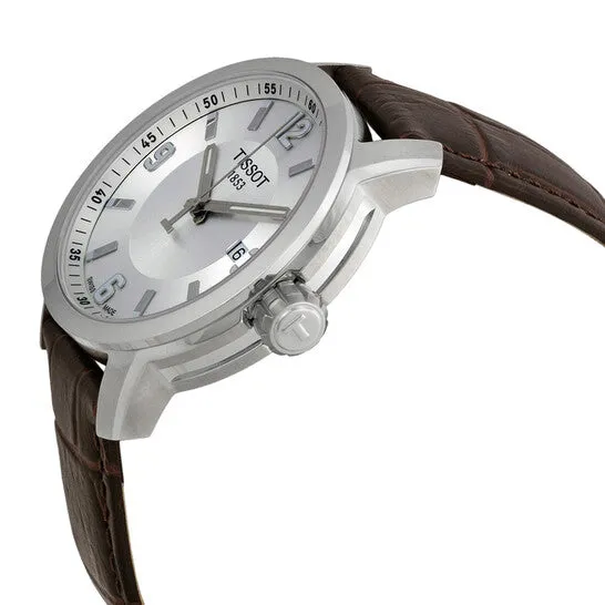 JMS always Original Tissot PRC 200 Quartz Silver Dial Brown Leather Mens Watch T0554101603700 Watches JMS always Original Tissot PRC 200 Quartz Silver Dial Brown Leather Mens Watch T0554101603700 Watches