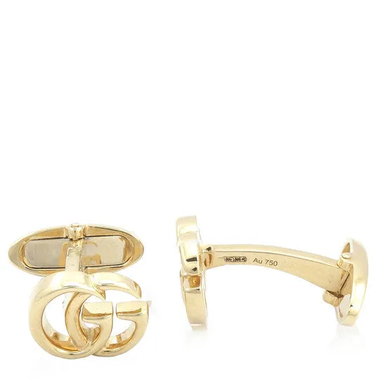 JMS always PreStyled Sets Original Gucci Running G Cufflinks in 18K Yellow Gold YBE524954001 JMS always PreStyled Sets Original Gucci Running G Cufflinks in 18K Yellow Gold YBE524954001