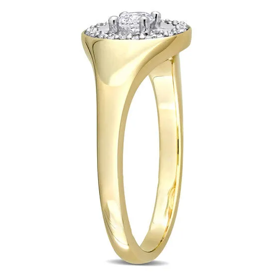 JMS always Rings Original Amour 14 CT TW Diamond Ring in 10k Yellow Gold JMS always Rings Original Amour 14 CT TW Diamond Ring in 10k Yellow Gold