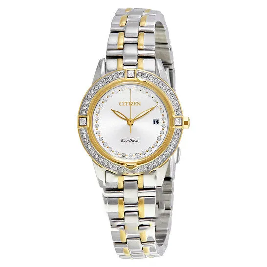 JMS always Rings Original Citizen Silhouette Crystal EcoDrive Twotone Ladies Watch FE115457A JMS always Rings Original Citizen Silhouette Crystal EcoDrive Twotone Ladies Watch FE115457A