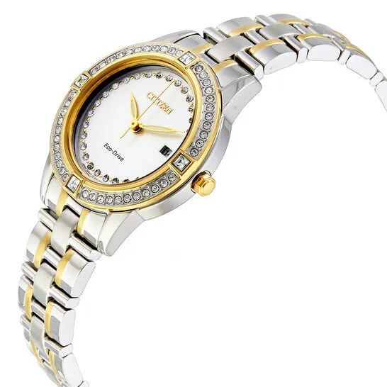 JMS always Rings Original Citizen Silhouette Crystal EcoDrive Twotone Ladies Watch FE115457A JMS always Rings Original Citizen Silhouette Crystal EcoDrive Twotone Ladies Watch FE115457A
