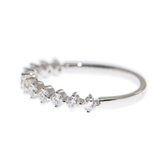 JMS always Rings Original New J Collection Ring W Diamond 11 Rddi 043 Ct18kw 190 Gm 18kt White Gold Silver JMS always Rings Original New J Collection Ring W Diamond 11 Rddi 043 Ct18kw 190 Gm 18kt White Gold Silver