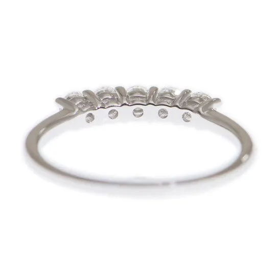 JMS always Rings Original New J Collection Ring W Diamond 5 Rddi 042 Ct18kw 177 Gm 18kt White Gold Silver JMS always Rings Original New J Collection Ring W Diamond 5 Rddi 042 Ct18kw 177 Gm 18kt White Gold Silver