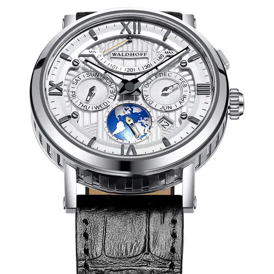 JMS always Rings Original Waldhoff Multimatic II Automatic Silver Dial Mens Watch Waldhoff Multimatic II Diamond Silver JMS always Rings Original Waldhoff Multimatic II Automatic Silver Dial Mens Watch Waldhoff Multimatic II Diamond Silver
