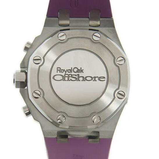 JMS always Watches Original Audemars Piguet Royal Oak Offshore Chronograph Diamond Purple Dial Ladies Watch 26231STZZD075CA01 JMS always Watches Original Audemars Piguet Royal Oak Offshore Chronograph Diamond Purple Dial Ladies Watch 26231STZZD075CA01