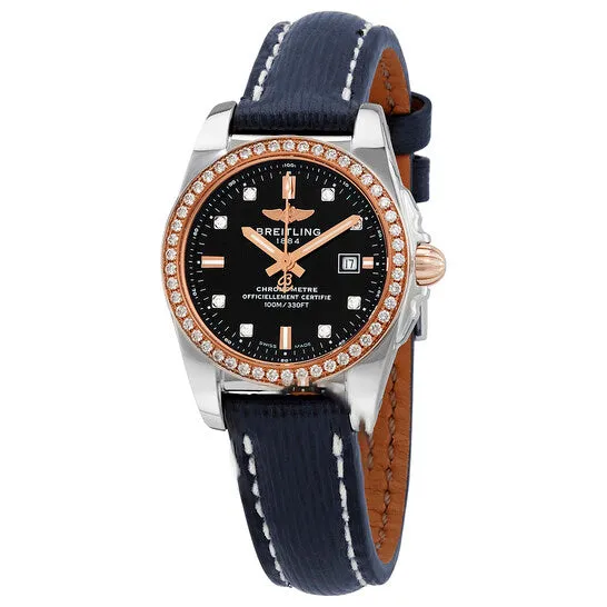 JMS always Watches Original Breitling Galactic Automatic Diamond Black Dial Ladies Watch C72348531B1X1 JMS always Watches Original Breitling Galactic Automatic Diamond Black Dial Ladies Watch C72348531B1X1