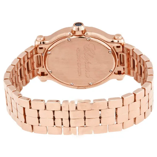 JMS always Watches Original Chopard Happy Sport Oval Floating Diamond 18 kt Rose Gold Ladies Watch 2753505002 JMS always Watches Original Chopard Happy Sport Oval Floating Diamond 18 kt Rose Gold Ladies Watch 2753505002