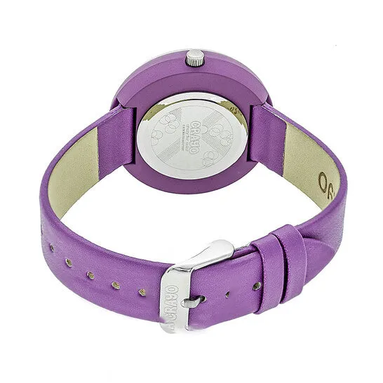 JMS always Watches Original Crayo Celebration Lavender Dial Lavender Leather Watch CRACR3407 JMS always Watches Original Crayo Celebration Lavender Dial Lavender Leather Watch CRACR3407