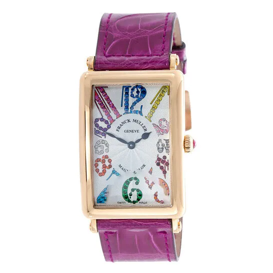 JMS always Watches Original Franck Muller Long Island Quartz Silver Dial Ladies Watch 1002 QZ MAGIC COLOR JMS always Watches Original Franck Muller Long Island Quartz Silver Dial Ladies Watch 1002 QZ MAGIC COLOR