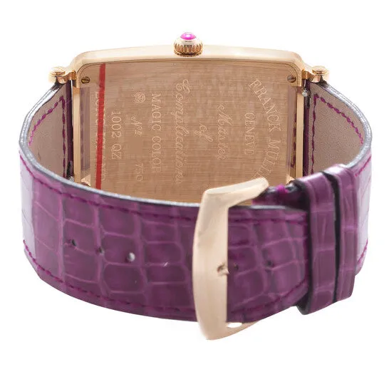 JMS always Watches Original Franck Muller Long Island Quartz Silver Dial Ladies Watch 1002 QZ MAGIC COLOR JMS always Watches Original Franck Muller Long Island Quartz Silver Dial Ladies Watch 1002 QZ MAGIC COLOR