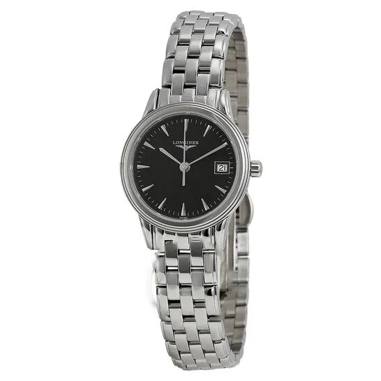 JMS always Watches Original Longines Flagship Black Dial Ladies Watch L42164526 JMS always Watches Original Longines Flagship Black Dial Ladies Watch L42164526