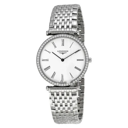 JMS always Watches Original Longines La Grande Classique White Dial Steel Ladies Watch L47410116