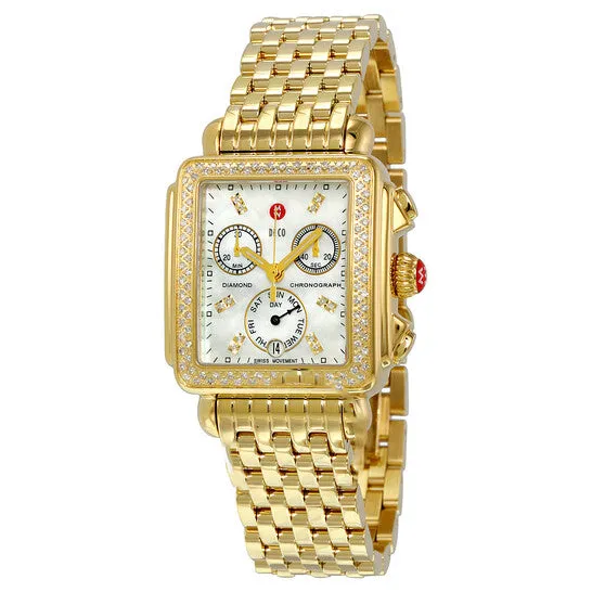 JMS always Watches Original Michele Deco Day Mother of Pearl Dial Diamond Dial Watch MWW06P000100 JMS always Watches Original Michele Deco Day Mother of Pearl Dial Diamond Dial Watch MWW06P000100
