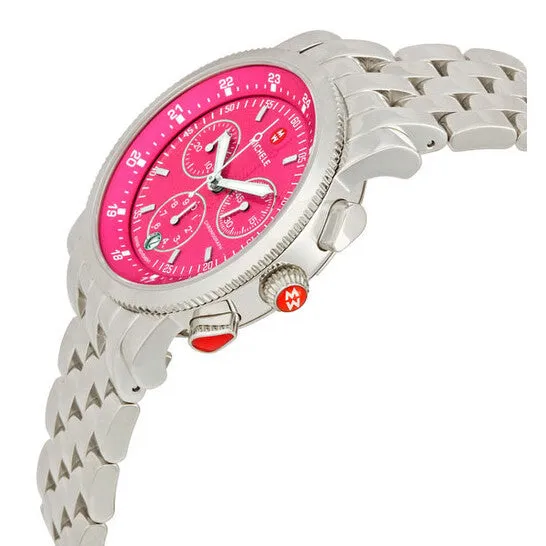 JMS always Watches Original Michele Sport Sail Hot Pink Dial Ladies Watch MWW01C000025 JMS always Watches Original Michele Sport Sail Hot Pink Dial Ladies Watch MWW01C000025