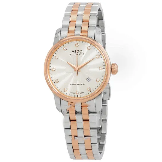 JMS always Watches Original Mido Baroncelli Automatic Diamond Ivory Dial Ladies Watch M76009S71 JMS always Watches Original Mido Baroncelli Automatic Diamond Ivory Dial Ladies Watch M76009S71