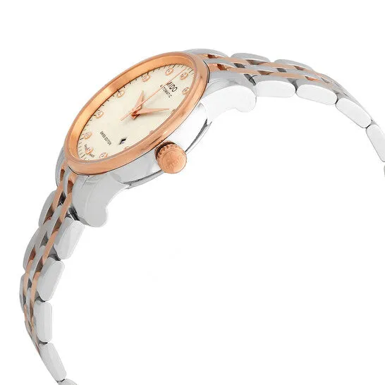 JMS always Watches Original Mido Baroncelli Automatic Diamond Ivory Dial Ladies Watch M76009S71 JMS always Watches Original Mido Baroncelli Automatic Diamond Ivory Dial Ladies Watch M76009S71