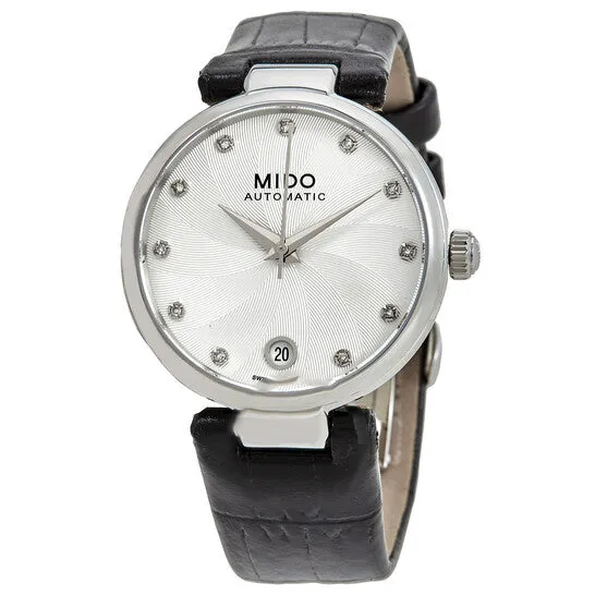 JMS always Watches Original Mido Baroncelli II Automatic Diamond Silver Dial Ladies Watch M0222071603610 JMS always Watches Original Mido Baroncelli II Automatic Diamond Silver Dial Ladies Watch M0222071603610