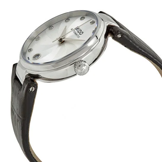 JMS always Watches Original Mido Baroncelli II Automatic Diamond Silver Dial Ladies Watch M0222071603610 JMS always Watches Original Mido Baroncelli II Automatic Diamond Silver Dial Ladies Watch M0222071603610