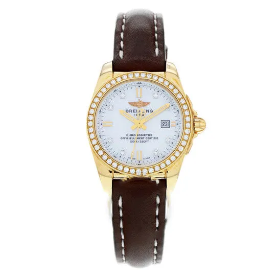 JMS always Watches Original Preowned Breitling Galactic Quartz Diamond Ladies Watch H7234853A792484X JMS always Watches Original Preowned Breitling Galactic Quartz Diamond Ladies Watch H7234853A792484X