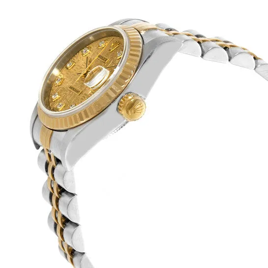 JMS always Watches Original Preowned Rolex Datejust Automatic Chronometer Diamond Champagne Dial Ladies Watch 79173CSJ JMS always Watches Original Preowned Rolex Datejust Automatic Chronometer Diamond Champagne Dial Ladies Watch 79173CSJ