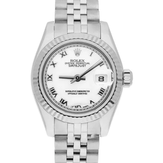 JMS always Watches Original Preowned Rolex Datejust Automatic White Dial Ladies Watch 179174 WRJ JMS always Watches Original Preowned Rolex Datejust Automatic White Dial Ladies Watch 179174 WRJ