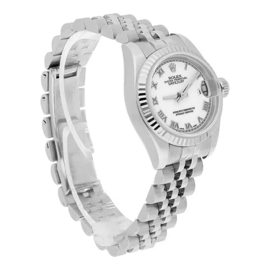 JMS always Watches Original Preowned Rolex Datejust Automatic White Dial Ladies Watch 179174 WRJ JMS always Watches Original Preowned Rolex Datejust Automatic White Dial Ladies Watch 179174 WRJ