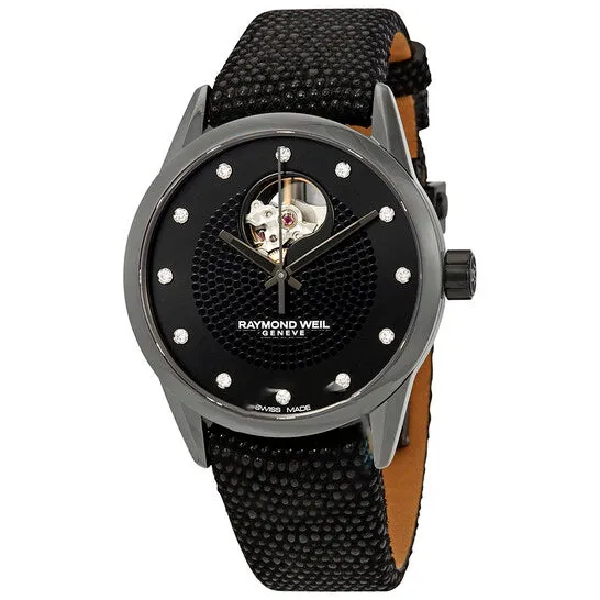 JMS always Watches Original Raymond Weil Freelancer Automatic Black Diamond Dial Ladies Watch 2750BK20181 JMS always Watches Original Raymond Weil Freelancer Automatic Black Diamond Dial Ladies Watch 2750BK20181