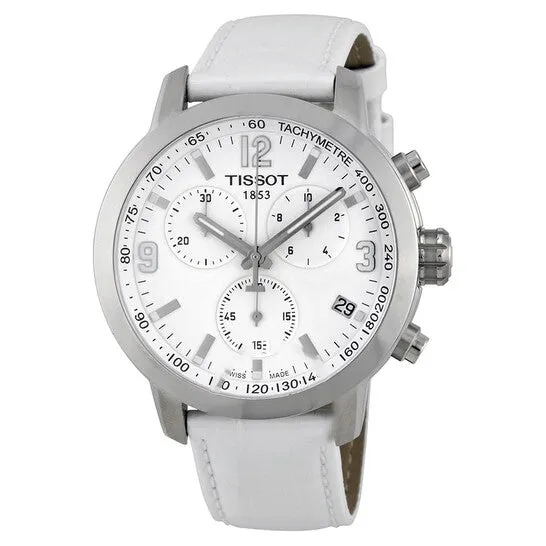 JMS always Watches Original Tissot PRC 200 Chronograph White Dial Steel Watch T0554171601700 JMS always Watches Original Tissot PRC 200 Chronograph White Dial Steel Watch T0554171601700