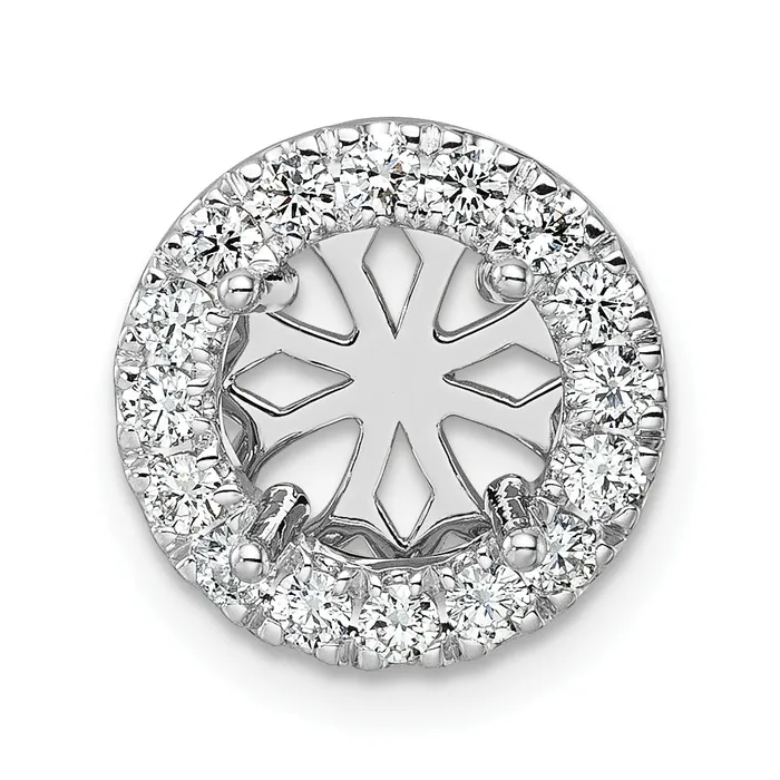 Necklaces Goldia 14k White Gold 2 12 Ct Lab Grown Diamond VSSI G Round Halo Chain Slide Pendant Necklaces Goldia 14k White Gold 2 12 Ct Lab Grown Diamond VSSI G Round Halo Chain Slide Pendant