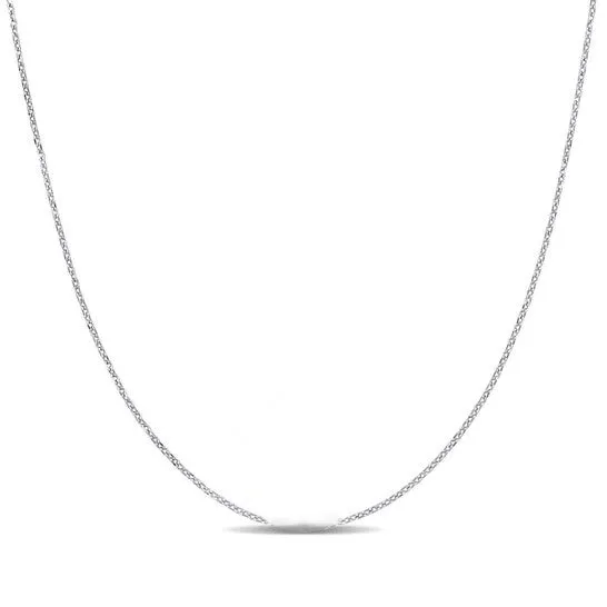 Necklaces JMS always Original AMOUR 07mm Diamondcut Cable Chain Necklace In 14K White Gold 18 In Necklaces JMS always Original AMOUR 07mm Diamondcut Cable Chain Necklace In 14K White Gold 18 In