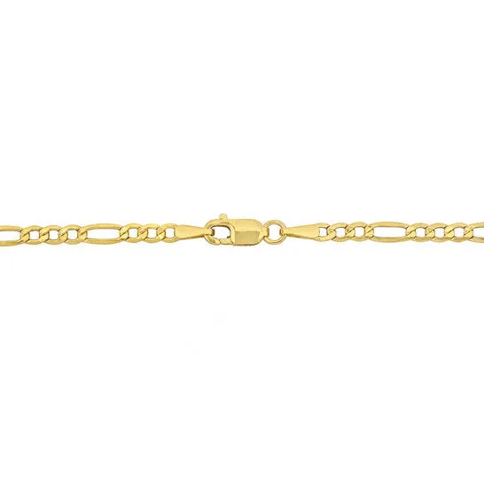 Necklaces JMS always Original AMOUR 25mm Figaro Link Chain Necklace In 10K Yellow Gold 22 In Necklaces JMS always Original AMOUR 25mm Figaro Link Chain Necklace In 10K Yellow Gold 22 In