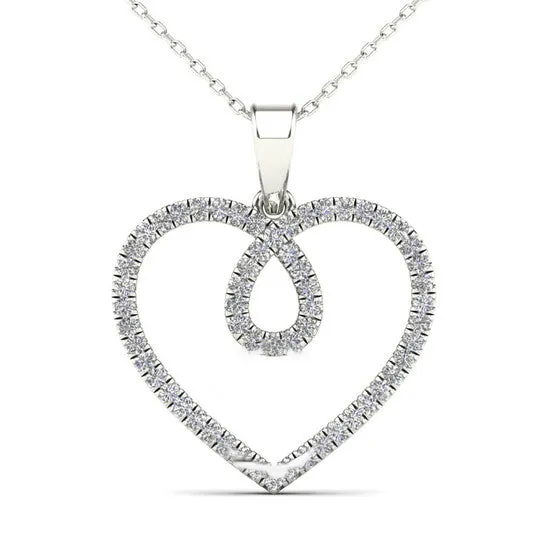 Necklaces JMS always Original Maulijewels 021 Carat Brilliant Natural Diamond Heart Shape Pendant Necklace With 18 Chain Women Gift Jewelry Necklaces JMS always Original Maulijewels 021 Carat Brilliant Natural Diamond Heart Shape Pendant Necklace With 18 Chain Women Gift Jewelry