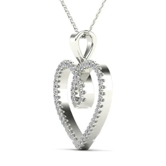 Necklaces JMS always Original Maulijewels 021 Carat Brilliant Natural Diamond Heart Shape Pendant Necklace With 18 Chain Women Gift Jewelry Necklaces JMS always Original Maulijewels 021 Carat Brilliant Natural Diamond Heart Shape Pendant Necklace With 18 Chain Women Gift Jewelry