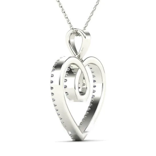 Necklaces JMS always Original Maulijewels 021 Carat Brilliant Natural Diamond Heart Shape Pendant Necklace With 18 Chain Women Gift Jewelry Necklaces JMS always Original Maulijewels 021 Carat Brilliant Natural Diamond Heart Shape Pendant Necklace With 18 Chain Women Gift Jewelry