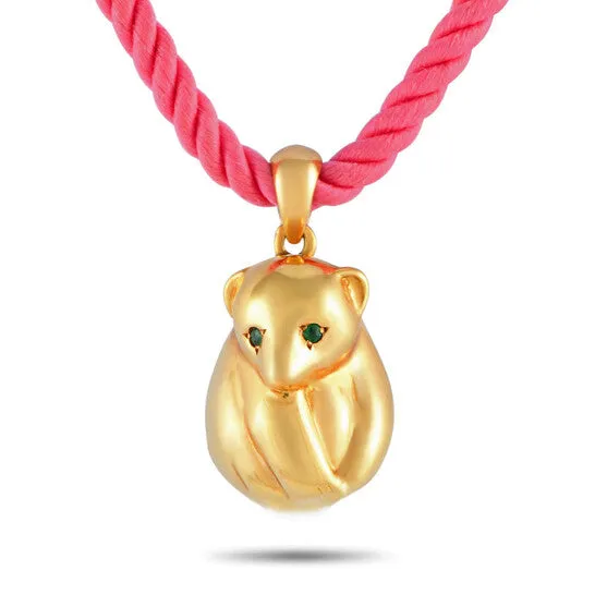 Necklaces JMS always Original PreOwned Van Cleef Arpels 18K Yellow Gold Bear Pendant Necklace Necklaces JMS always Original PreOwned Van Cleef Arpels 18K Yellow Gold Bear Pendant Necklace