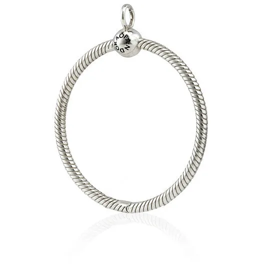 Necklaces Original Pandora Moments Large O Pendant In Sterling Silver JMS always
